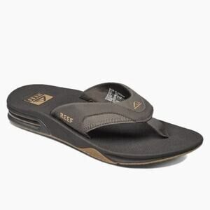 Reef Men's Fanning Flip Flop Thong Sandals Bottle Opener Size 11